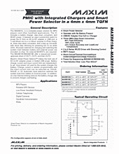 DataSheet MAX8819A pdf